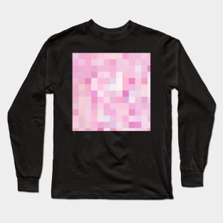 Mosaic Pink Diamond Arrows Long Sleeve T-Shirt